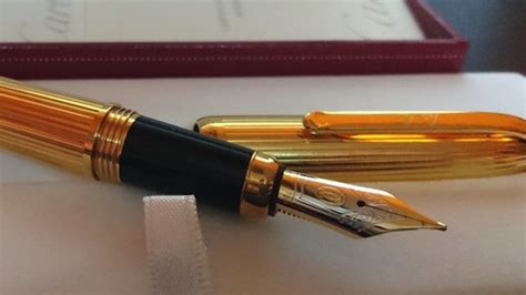 Penna Cartier oro Louis stilografica .